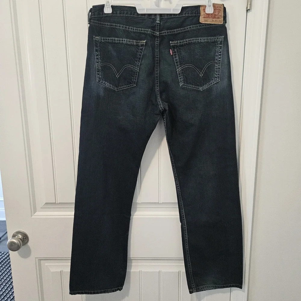LEVI'S STRAUSS & CO 505 Regular Straight Jeans MEN'S W32 L30 BLUE  (2011)